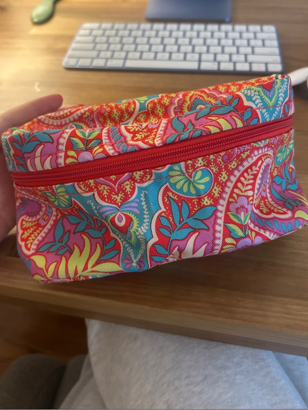 Vera Bradley Paisley Makeup Pouch